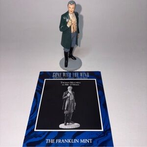 Franklin Mint Gone with the Wind Mr. O'Hara Figurine 1990 Thomas Mitchell 3.75”